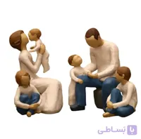 مجسمه امین کامپوزیت مدل Family Grouping کد 570 بسته 4 عددی