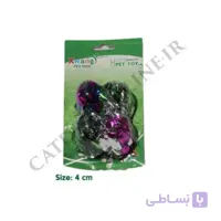 اسباب بازی گربه ساخته شده از الیاف براق