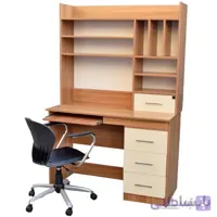 میزتحریر کتابخانه فایل کیبورد و صندلی لمکده مدل TK5