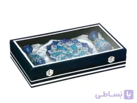 باکس ست میناکاری بشقاب ۲۵ و گلدان ۲۰ سانتی