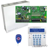 کنترل پنل SP7000 به همراه کی پد K32LX پارادوکس همراه ریموت REM1 + جعبه فلزی