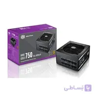 کولر Master MPY-7501-AFAAG-US MWE 750 تمام ماژولار طلای کامل ، 80 منبع تغذیه 750W دارای مجوز طلایی ، 5 سال ضمانت
