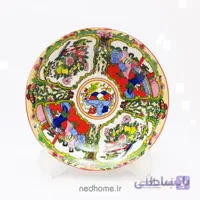 نعلبکی چینی واتسون طرح گل مرغی