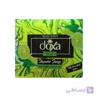 صابون حمام دوکسا Doxa رایحه لیمو و نعناع بسته 4 عددی 600 گرم