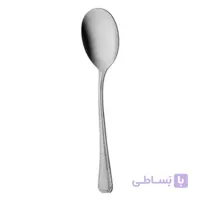 قاشق خورش خوری ناب استیل مدل برلین ساده