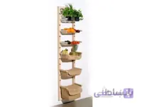 سبد دیواری چوبی ا سبد دیواری چوبی با چوب درختان میوه یا جنگلی