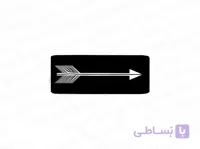 شابلون حنا طرح تیر کمان 10610