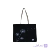 ساک خرید مانیز طرح قاصدک کد 01 | سرمه ای تیره