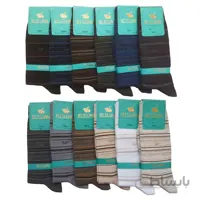 پک جوراب مردانه طرح رینگی ست 12 تایی کد PH42