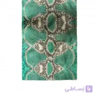 دستمال گردن پوست ماری سبز
