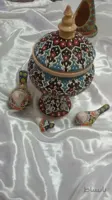 شکلات خوری سفالی لعاب برجسته کد ۱۰۲۷۷