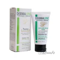 کرم ضد جوش رنگی درمالاین ا ( DERMALINE Anti-Acne Cream Tinted )