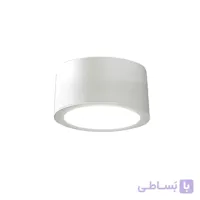 چراغ LED دانلایت روکار سفید 14 وات یخی با قطر 15 و ارتفاع 7 سانتیمتری دیانا مازی نور