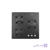 اجاق گاز شیشه ای مشکی G3551 استیل البرز ا ُG3551