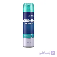 ژل اصلاح ژیلت مدل روغن بادام حجم 200 میل