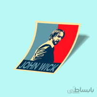 استیکر John Wick Hope Poster