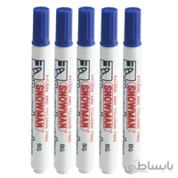 ماژیک وایت برد اسنومن مدل BG-12 بسته 5 عددی