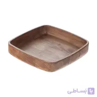 بشقاب چوبی مربع تیریتی متوسط B2410