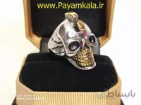 انگشتر اسپرت طرح اسکلت سایز 10 کد 03