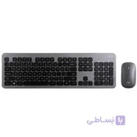 کیبورد و ماوس جی پلاس مدل GKM-J70WT ا G PLUS GKM-J70WT Keyboard and Mouse