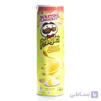 چیپس پرینگلز PRINGLES با طعم پنیر ترکیه 165 گرم ا Pringles chips with Turkish cheese flavor 165 grams