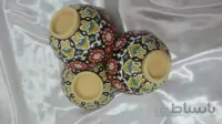 کاسه سفالی لعاب برجسته کد ۱۰۲۷۹