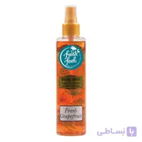 بادی اسپلش فرش فیل حجم 200 میل با رایحه Fresh Grape Fruit ا Fresh Feel Fresh Grape Fruit Body Splash 200ml