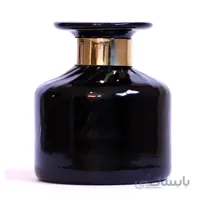 گلدان استوانه ای گردن برنجی کوچک مشکی دوپوست