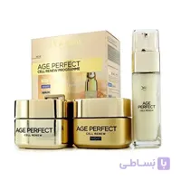 پک سه عددی کرم روز ، شب و سرم L’Oreal Paris Age Perfect Cell Renew
