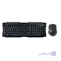 موس و کیبورد بی سیم XP-W4400B ا XP-W4400B wireless keyboard & mouse