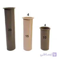قالب پلاستیکی و استوانه ای شمع قطر 4 سانتی متر