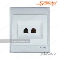 پریز شبکه کامپیوتر ترنسپرنت سفید