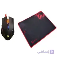 ماوس مخصوص بازی ای فورتک مدل q5081 s به همراه ماوس پد