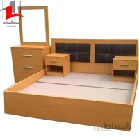 سرویس خواب دونفره سایز ۱۶۰ لمکده مدل مینا