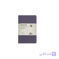 دفتر یوروپن مدل NOTEBOOK SOFTCOVER SLIM بنفش پاسیتلی
