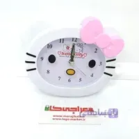 ساعت رومیزی بیضی صورتی(کیتی)