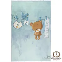 فرش کودک طرح خرس تدی
