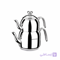 کتری و قوری کرکماز مدل Korkmaz Droppa کد A057 ا Korkmaz Droppa A057 Midi Tea Pot Set