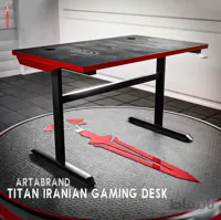 میز گیمینگ ارگونومی تایتان Gaming Desk TITAN RGB