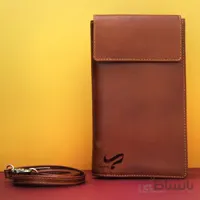 کیف گردنی / پاسپورتی چرمی ا Neck bag / leather passport