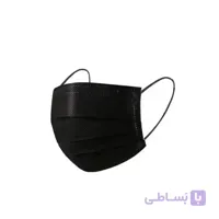 ماسک سه لایه کشدار آرمان مشکی ملتبلون دار بسته ۵۰ عددی ا Armanteb multiblon sretch 3-layer mask black 50piece