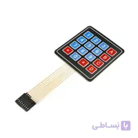صفحه کلید ماتریسی 4*4 (کی‌پد فلت) ا Partineh.com