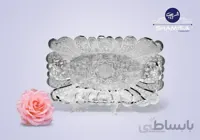 شیرینی خوری بدون دسته با پایه ی کوتاه مس و ابکاری نقره 26*18 ا Sweets, curd, without the handle with the base of the copper and ابکاری silver, 26*18