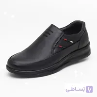 کفش چرم مردانه مدل زاکاس بی بند-1