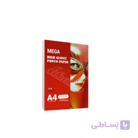 کاغذ های گلاسه مگا سایز A4 وزن 160 گرم 100 برگ