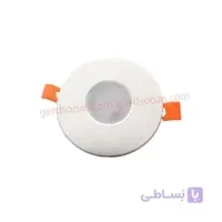 قاب هالوژن+ لامپ 6 وات mr16 زانیس آفتابی+سوکت سوزنی ا halogen dframe & Lamp ABS
