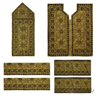 پارچه سوزن دوزی بلوچی 6 تکه مدل Abrisham-01