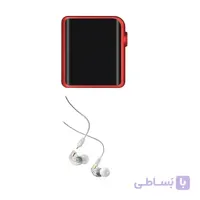Shanling M0 Hi-Res Touch Screen Portable Music Player – Red + Mee Audio M6 Pro 2nd Gen Noise-Isolating Musician’s In-Ear Monitors – Clear