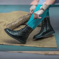 بوت زنانه چرم فشیون