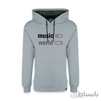 هودی سویشرت کلاهدار با طرح خلاقانه برای طرفداران موسیقی Music Music Player
